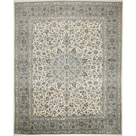 Tappeto Kashan Persia beige azzurro 292x360