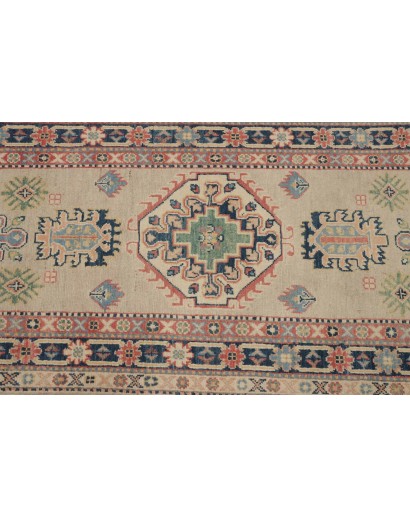 Tappeto Kazak Afghanistan marrone 85x280