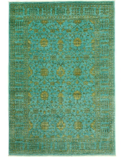 Tappeto Zigler Fine Pakistan grigio verde 163x234