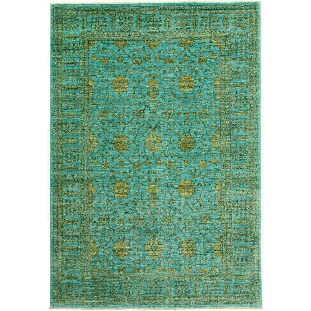 Tappeto Zigler Fine Pakistan grigio verde 163x234