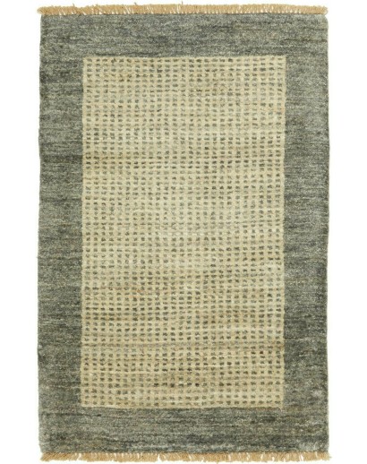 Tappeto Shayan Pakistan marrone azzurro 59x92