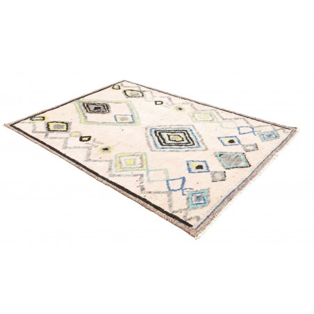 Tappeto Gabbeh Marrakech Pakistan marrone grigio 158x220