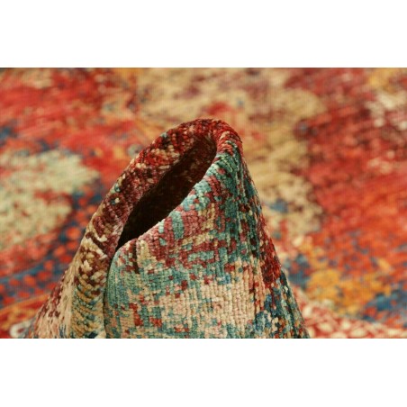 Tappeto Mona Pakistan rosso giallo 148x202