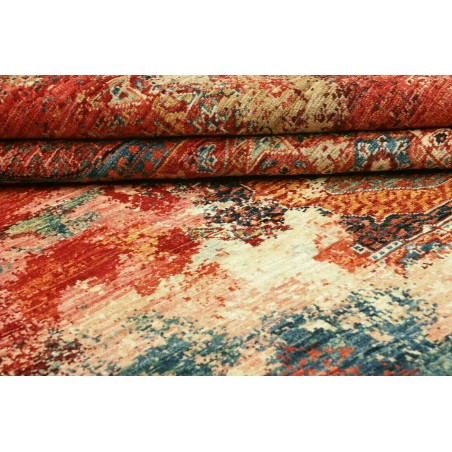 Tappeto Mona Pakistan rosso giallo 148x202