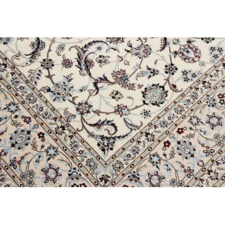 Tappeto Nain 6La Persia bianco grigio 207x304