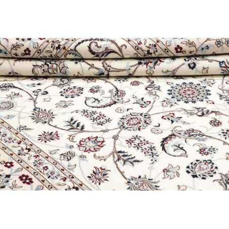 Tappeto Nain 6La Persia bianco grigio 207x304