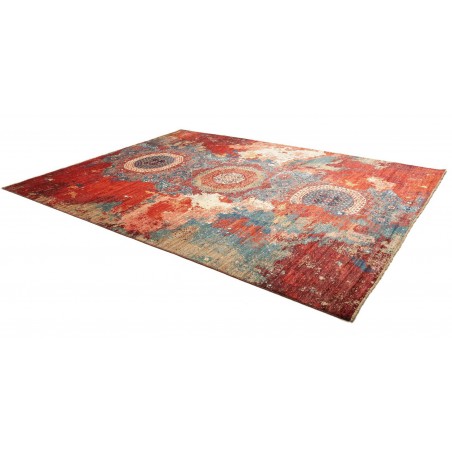 Tappeto Mona Pakistan marrone grigio 275x358