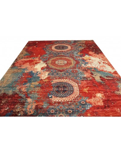 Tappeto Mona Pakistan marrone grigio 275x358