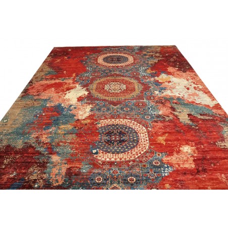 Tappeto Mona Pakistan marrone grigio 275x358