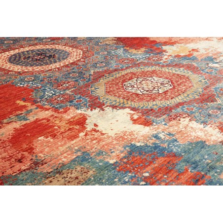 Tappeto Mona Pakistan marrone grigio 275x358