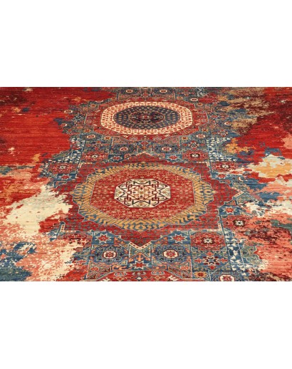 Tappeto Mona Pakistan marrone grigio 275x358