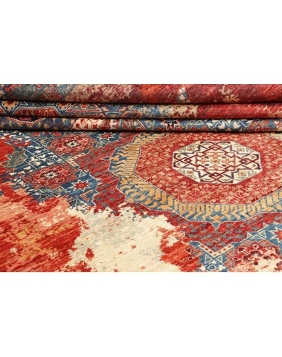 Tappeto Mona Pakistan marrone grigio 275x358