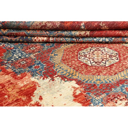 Tappeto Mona Pakistan marrone grigio 275x358