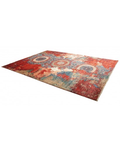 Tappeto Mona Pakistan marrone arancione 274x359