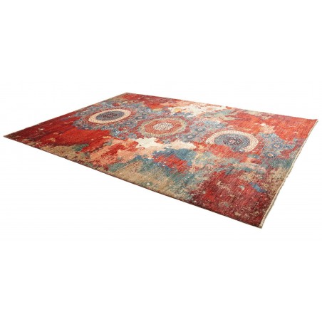 Tappeto Mona Pakistan marrone arancione 274x359