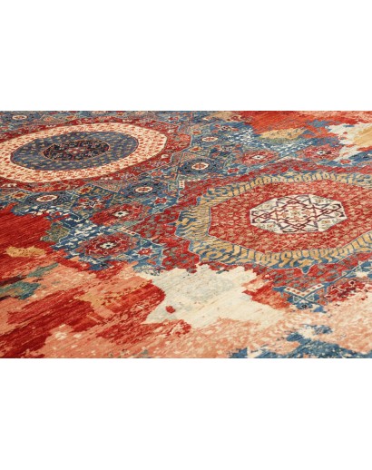 Tappeto Mona Pakistan marrone arancione 274x359