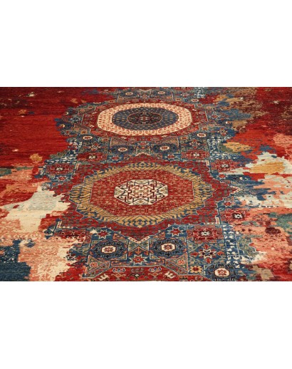 Tappeto Mona Pakistan marrone arancione 274x359