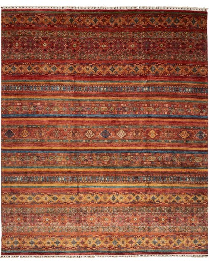Tappeto Samarkand Pakistan marrone grigio 242x292