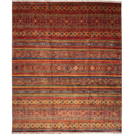 Tappeto Samarkand Pakistan marrone grigio 242x292