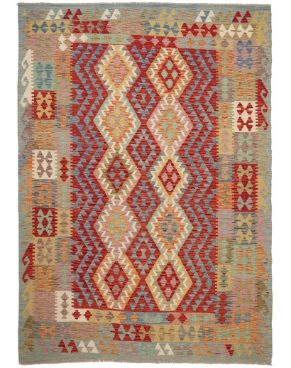 Tappeto Kilim Afghanistan marrone 170x241