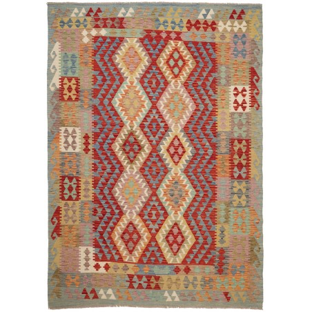 Tappeto Kilim Afghanistan marrone 170x241