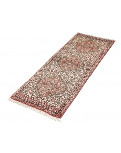 Tappeto Bidjar Persia azzurro arancione 63x158