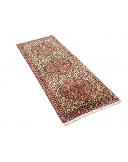Tappeto Bidjar Persia azzurro arancione 63x158