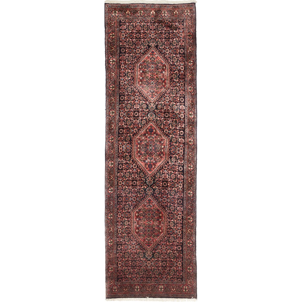 Tappeto Bidjar Persia verde marrone 58x200