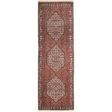 Tappeto Bidjar Persia azzurro giallo 63x195