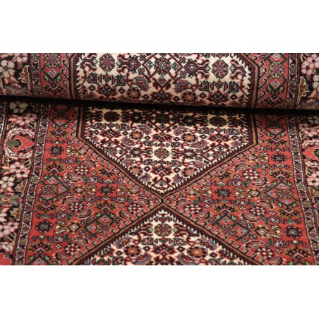 Tappeto Bidjar Persia azzurro giallo 63x195