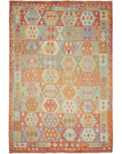 Tappeto Kilim Afghanistan marrone 200x300