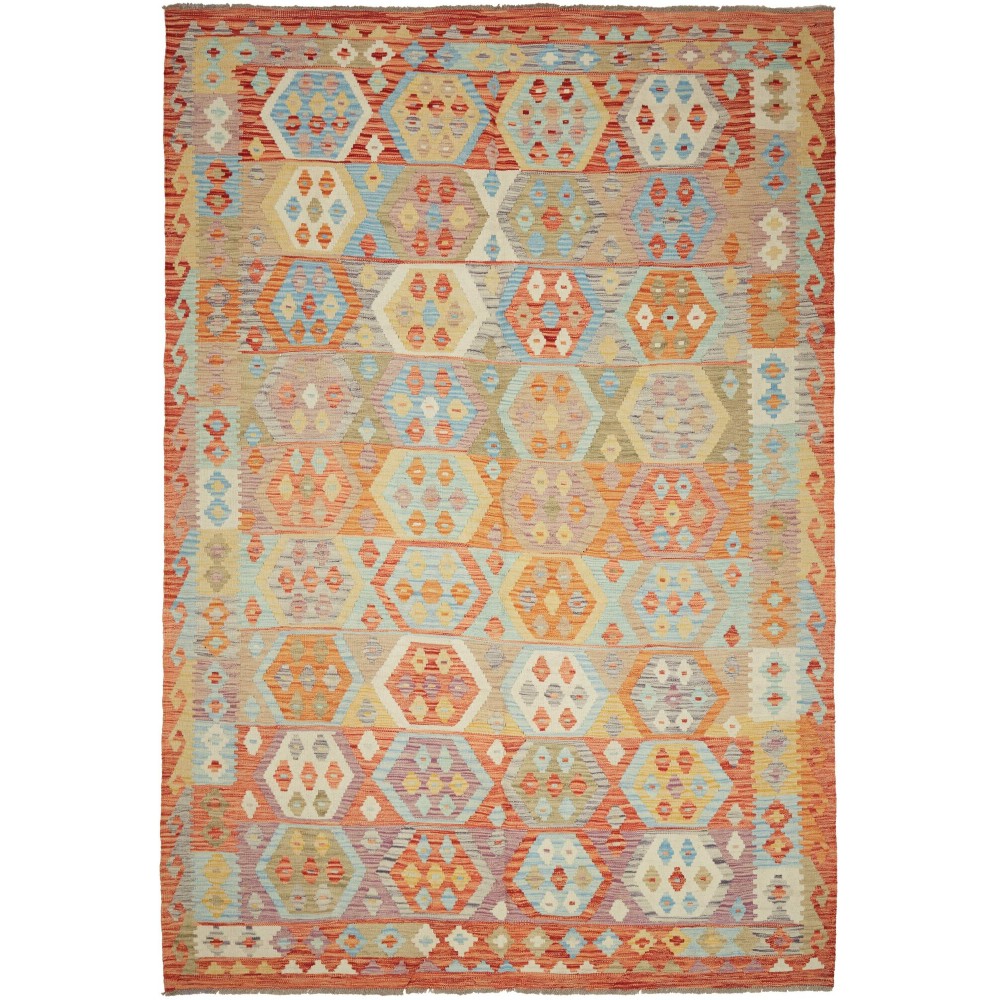 Tappeto Kilim Afghanistan marrone 200x300