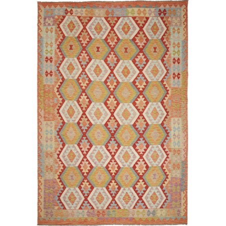 Tappeto Kilim Afghanistan marrone 197x293