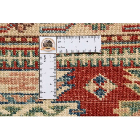 Tappeto Kazak Fine Pakistan marrone giallo 209x295