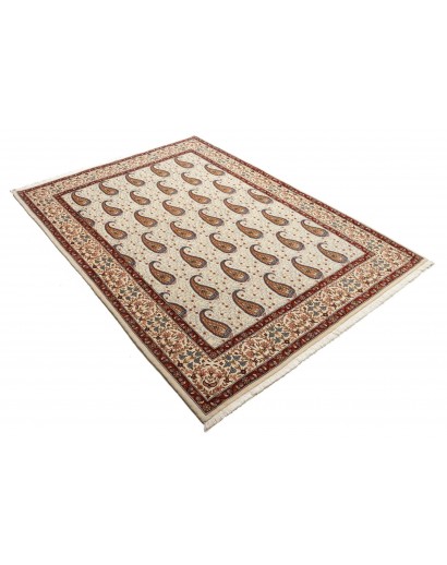 Tappeto Ilaam Persia bianco grigio 144x209