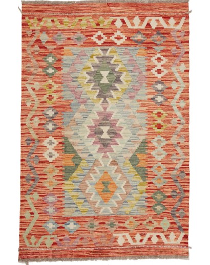 Tappeto Kilim Afghanistan marrone 84x127