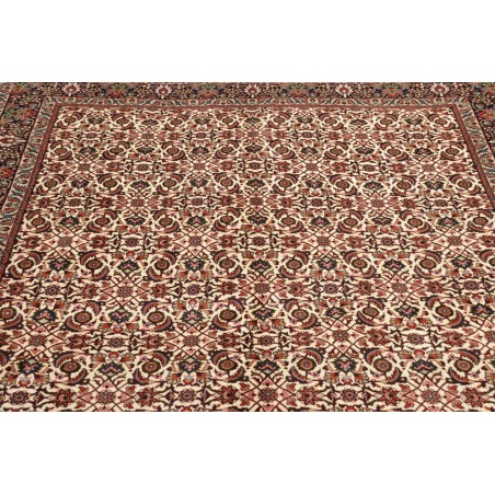 Tappeto Bidjar con seta Persia marrone giallo 178x247