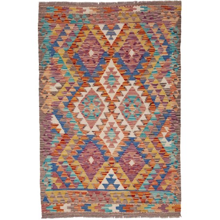 Tappeto Kilim Afghanistan marrone 98x146