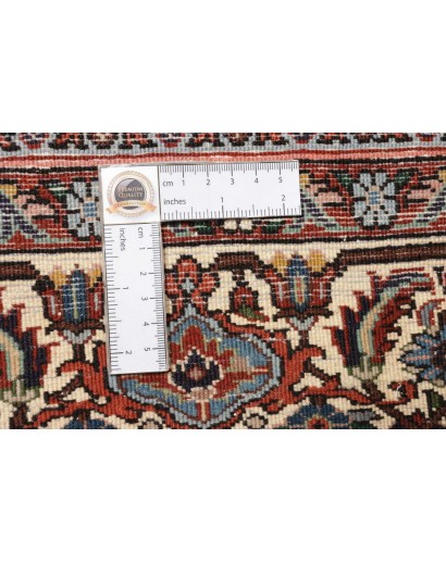 Tappeto Bidjar Persia verde azzurro 140x228