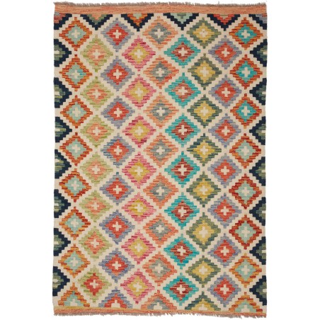 Tappeto Kilim Afghanistan marrone 99x150