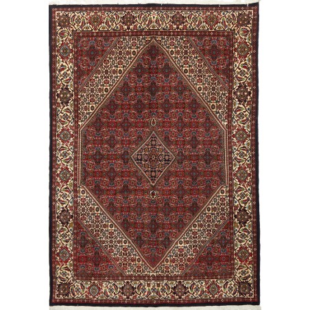 Tappeto Bidjar Persia grigio giallo 144x202