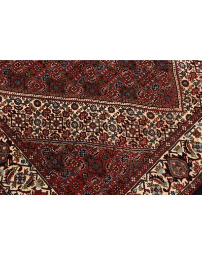 Tappeto Bidjar Persia grigio giallo 144x202