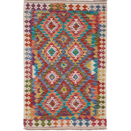Tappeto Kilim Afghanistan marrone 101x151