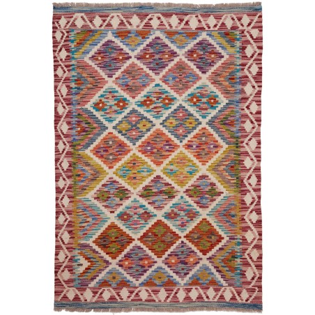 Tappeto Kilim Afghanistan marrone 103x149
