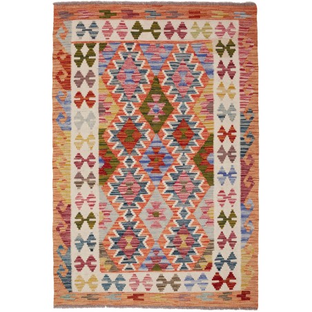 Tappeto Kilim Afghanistan marrone 103x150