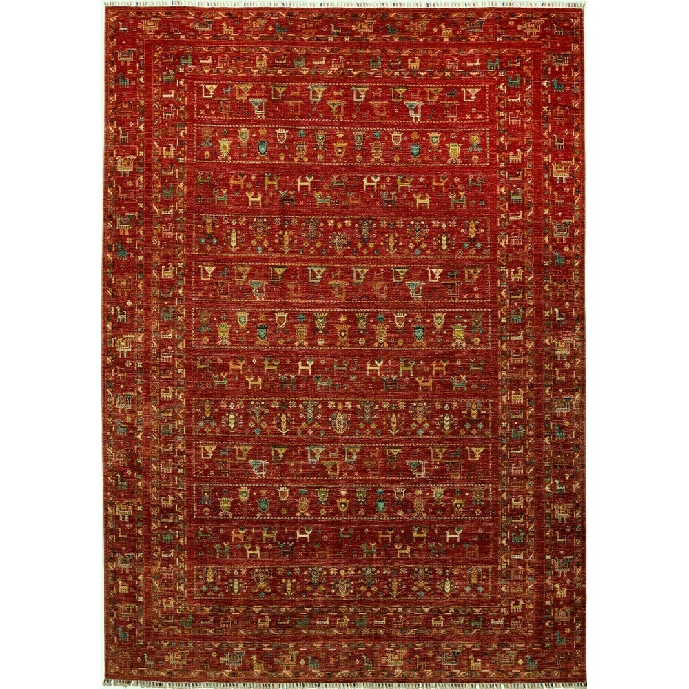 Tappeto Rubin Pakistan marrone arancione 244x342 Tappeto Rubin Pakistan marrone arancione 244x342