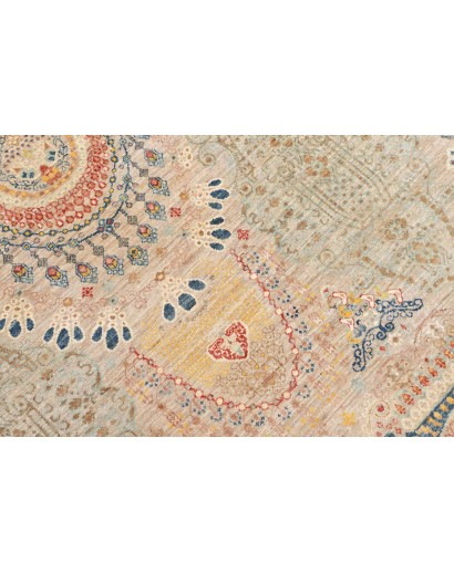 Tappeto Shahi Fine Pakistan beige azzurro 247x306