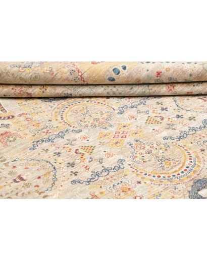 Tappeto Shahi Fine Pakistan beige azzurro 247x306