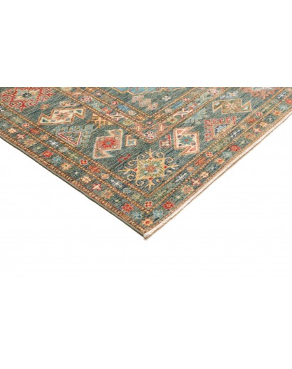 Tappeto Kazak Fine Pakistan marrone bianco 245x314