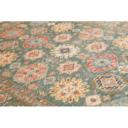 Tappeto Kazak Fine Pakistan marrone bianco 245x314